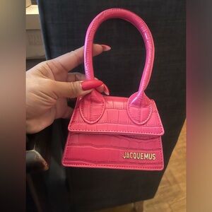 2 beautiful mini J Bags in baby blue and hot pink